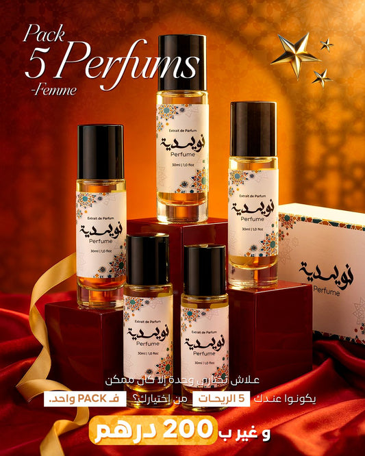 Pack 5 Parfums au Choix